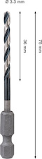 Vrták do kovu PRO Metal HSS-G Impact, 3,3 × 36 × 75 mm