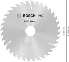 Pilový kotouč PRO Wood pro okružní pilu, 180 × 2,6 × 30 mm, T36