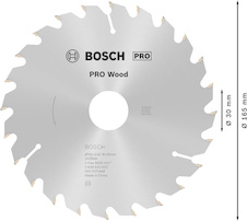 Pilový kotouč PRO Wood pro okružní pilu, 165 × 2,6 × 30 mm, T24