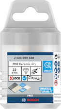 Děrovka pro suché vrtání PRO Ceramic dry, 22 × 35 mm, X-Lock