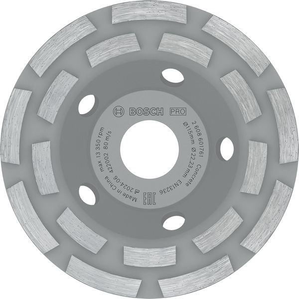Brusná hlava PRO Concrete, 50 × 115 mm, 22,23 mm