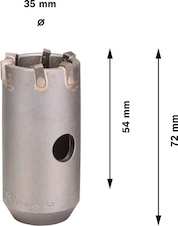 Vrtací korunka PRO SDS plus-5 Core Cutter, 35 × 50 × 72 mm
