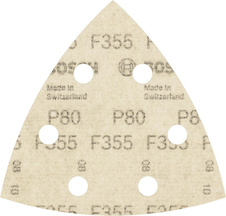 Brusný papír PRO F355, 93 mm, G80, 5 ks