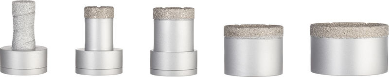 Sada vrtacích korunek PRO Ceramic dry, X-Lock, 68 × 33, 51 × 33, 35 × 33, 25 × 33, 20 × 33 mm, 5ks