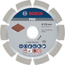 Diamantový kotouč na maltu PRO Mortar, 125 × 22,23 mm