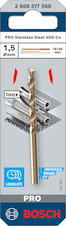Vrták do kovu PRO Stainless Steel HSS-Co, 1,5 × 18 × 40 mm