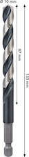 Vrták do kovu PRO Metal HSS-G Impact, 10 × 87 × 133 mm
