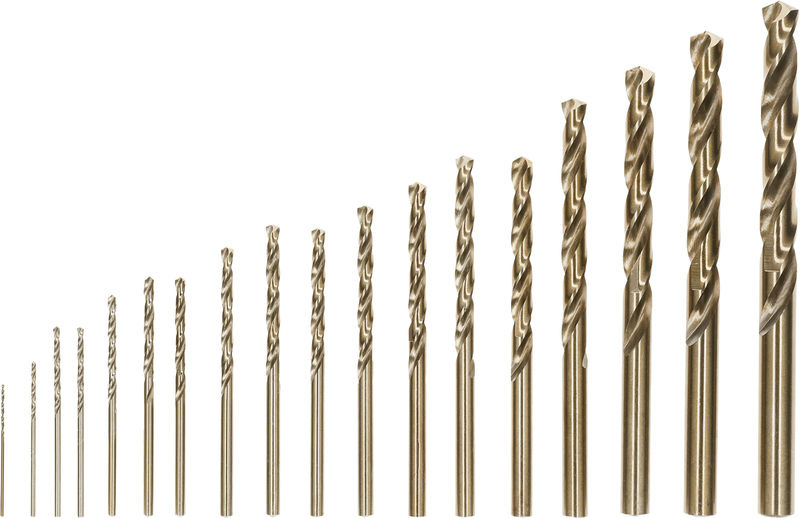 Sady vrtáků do nerezové oceli PRO Stainless Steel HSS-Co, 18 ks