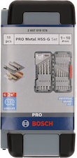 Sada vrtáků do kovu PRO Metal HSS-G, 18 ks