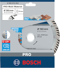 Diamantový řezací kotouč PRO Multi Material, 180 × 22,23 mm