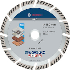Diamantový řezací kotouč PRO Multi Material, 180 × 22,23 mm, 10 ks