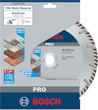 Diamantový řezací kotouč PRO Multi Material, 230 × 22,23 mm
