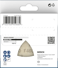 Brusný papír PRO F460, 93 × 93 mm, G80, 5 ks