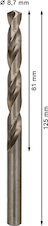 Vrták do kovu PRO Metal HSS-G standardní délky, 8,7 × 81 × 125 mm, 5 ks