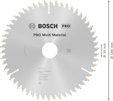 Pilový kotouč PRO Multi Material pro okružní pilu, 190 × 2,4 × 30 mm