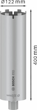Vrtací korunka PRO Core Cutter dry pro vrtání za sucha, 122 × 400 mm, UNC 1¼″