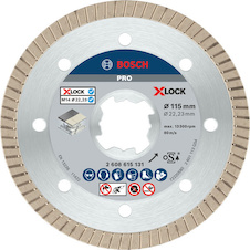 Diamantový kotouč PRO Ceramic, X-Lock, 115 × 22,23 mm, 22,23 mm