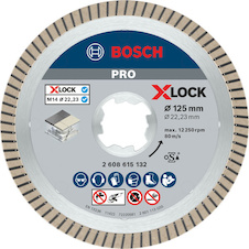 Diamantový kotouč PRO Ceramic, X-Lock, 125 × 22,23 mm, 22,23 mm
