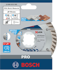 Diamantový řezací kotouč PRO Multi Material, 115 × 22,23 mm, X-Lock