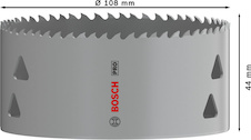 Děrovka PRO Multi Material, 108 mm, se závitem