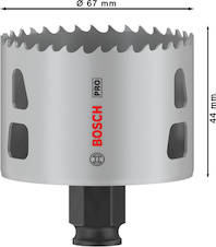 Děrovka PRO Multi Material PC Plus, 67 mm