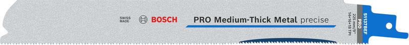List PRO Medium-Thick Metal precise S1137BEF 1,1 × 25 × 225 mm, 5 ks