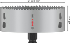 Děrovka PRO Multi Material PC Plus, 133 mm