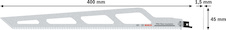List PRO Fibre Insulation S2013AWP, 1,5 × 45 × 400 mm