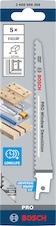 List PRO Window Demolition S611DF, 1,25 × 19 × 150 mm, 5 ks
