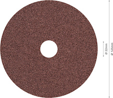 Fíbrový brusný kotouč PRO R445, 125 mm, G40