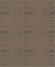 Brusný papír PRO C344 wet and dry pro ruční broušení, 230 × 280 mm, G80, 100 ks