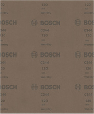 Brusný papír PRO C344 wet and dry pro ruční broušení, 230 × 280 mm, G120, 100 ks