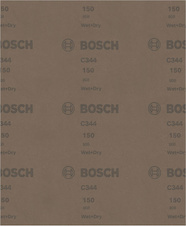 Brusný papír PRO C344 wet and dry pro ruční broušení, 230 × 280 mm, G150, 100 ks