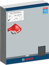 Brusný papír PRO C344 wet and dry pro ruční broušení, 230 × 280 mm, G180, 100 ks