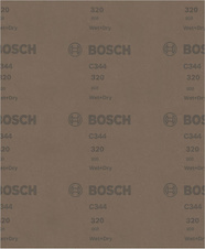 Brusný papír PRO C344 wet and dry pro ruční broušení, 230 × 280 mm, G320, 100 ks