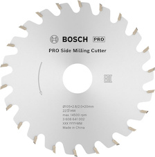 Fréza PRO Side, 105 × 20 × 2,8 mm, 22 zubů