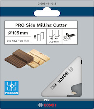 Fréza PRO Side, 105 × 22 × 4 mm, 8 zubů