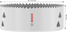 Děrovka se závitem Multi Material, 114 × 40 mm