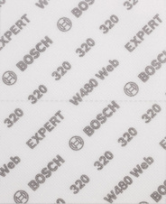 EXPERT W480 Web 1/4 ruční brusná síť, 115 × 140 mm, G320