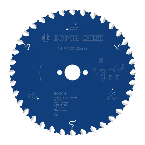Pilový kotouč EXPERT Wood, 160 × 1,8/1,2 × 20 mm, T36