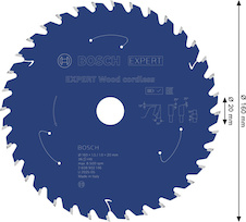 Pilový kotouč EXPERT Wood cordless, 160 × 1,5/1 × 20 mm, T36