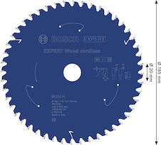 Pilový kotouč EXPERT Wood cordless, 165 × 1,5/1 × 20 mm, T48