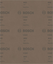 Brusný papír PRO C344 wet and dry pro ruční broušení, 230 × 280 mm, G800, 100 ks