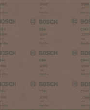 Brusný papír PRO C344 wet and dry pro ruční broušení, 230 × 280 mm, G2500, 100 ks