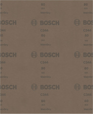 Brusný papír PRO C344 wet and dry pro ruční broušení, 230 × 280 mm, G80, 100 ks