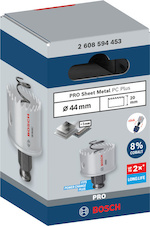 Děrovka PRO Sheet Metal PC Plus, 44 mm