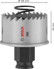 Děrovka PRO Sheet Metal PC Plus, 44 mm