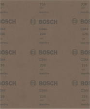 Brusný papír PRO C344 wet and dry pro ruční broušení, 230 × 280 mm, G220, 100 ks