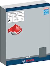 Brusný papír PRO C344 wet and dry pro ruční broušení, 230 × 280 mm, G800, 100 ks