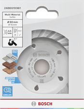 Multi Material Turbo, 80 × 16 × 4,5 mm